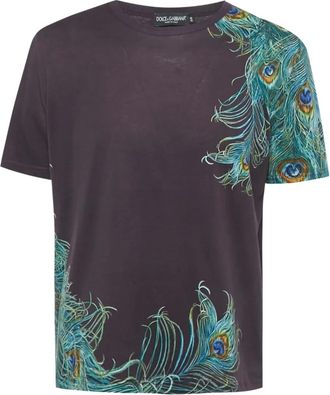 Dolce & Gabbana T-shirt con stampa - Viola