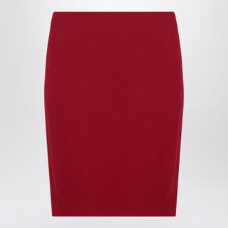 Saint Laurent Satin Pencil Skirt