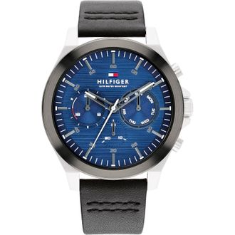 Tommy Hilfiger Mens Watch Quartz grey Stainless Steel - One Size