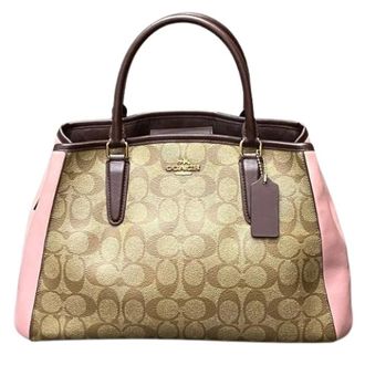 Coach Pre-owned Handbags, female, Multicolor, Size: ONE SIZE Pre-owned Signature PVC Leather Tote Bag