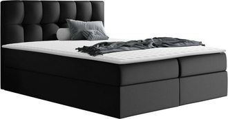 Mirjan24 Mobilier1 - Cama Continental Baltimore 128, Soft 011, Continental, Doble, 160x200, Cuero Ecol&oacute;gico, Somieres, 166x208x103cm