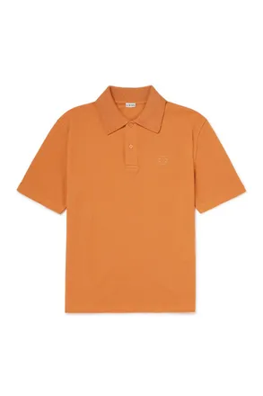 Loewe Slim-Fit Logo-Embroidered Cotton-Piqu&eacute; Polo Shirt