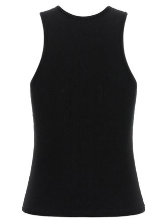Vivienne Westwood Womens Black Cotton Sleeveles T-Shirt