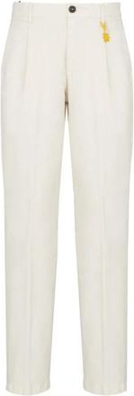 Manuel Ritz Pantalone Chino Bianco - Heren - Slim Fit Broeken - Wit - S - Leer - Broeken