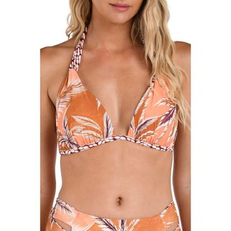 La Blanca Sandy Cove Reversible Bikini Top in Sienna at Nordstrom Rack, Size 16