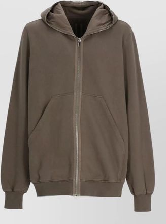 Rick Owens cotton hoodie long sleeves oversized fit