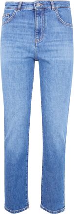 Seventy Denim Blue Stretch Mixed Wash Jeans