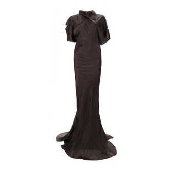 Rick Owens Gowns, female, Brown, Size: XS Seb Gown