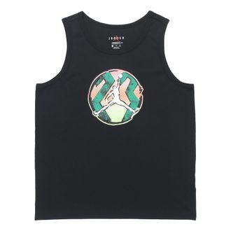Air Jordan Mens Air Jordan Sport Dna Printing Casual Sports Running Black Vest CZ8296-010