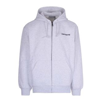 Carhartt Work in Progress Carhartt Wip, Zip-throughs, male, Gray, Size: XS Zip-throughs
