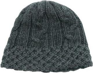 Portolano Chunky Cable Knit Beanie in Heather Charcoal at Nordstrom Rack