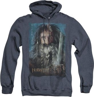Gildan The Hobbit Bifur Adult Heather Hoodie / Hooded Sweatshirt