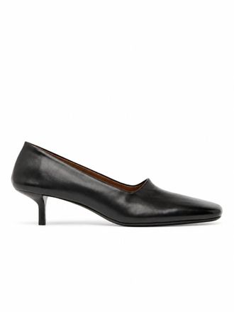 Mars&egrave;ll Black Leather Decollete Pumps