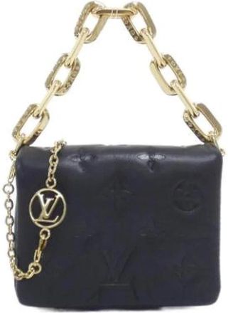 Louis Vuitton Pre-owned Vintage Schoudertas - Dames - Vintage Handtas - Zwart - ONE Size - Leer - Vintage