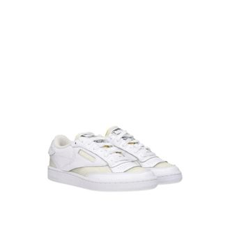 Maison Margiela Sneakers, female, White, Size: 9 US Logo Detail Fabric Sneakers with Lace-Up