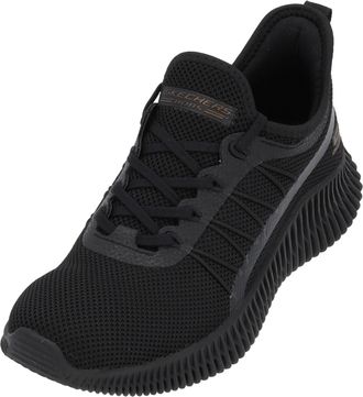 Skechers Womens Bobs Geo New Aesthetics Trainers, Black, 5.5 UK