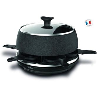 T-fal Raclette Fondue Crepe Queso Gratinado Caja 6pen1 6 Tazas - Re12c812