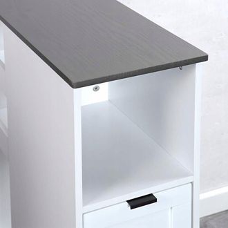 KESPER Carro De Cocina Blanco 60 X 25 X 86 Cm
