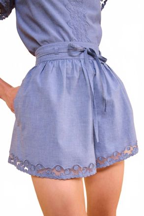Ulla Johnson Elowen Short In Chambray