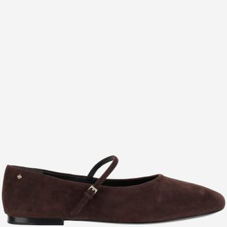 Tory Burch Tory Burch Wildleder Leder Mary Jane Ballerinas