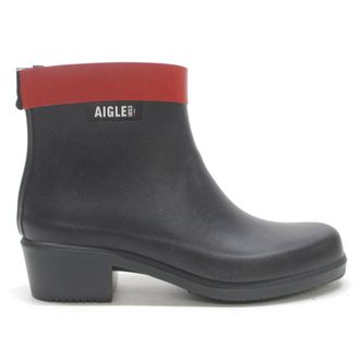 Aigle Myrica Bottil Rubber Womens Ankle Boots - Marine - Size:UK 3.5