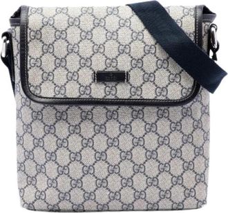 Gucci Pre-owned Vintage Crossbody Bag - unisex - Vintage Schoudertas - Beige - ONE Size - Vintage