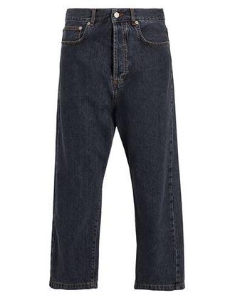 8 by YOOX ORGANIC COTTON CROPPED FIT DENIM