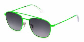 Police SPL996 ORIGINS LITE 2 08DZ Mens Sunglasses Green Size 55