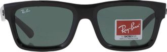 Ray-Ban Warren Bio Based Dark Green Classic Rectangular Unisex Sunglasses RB4396 667771 54
