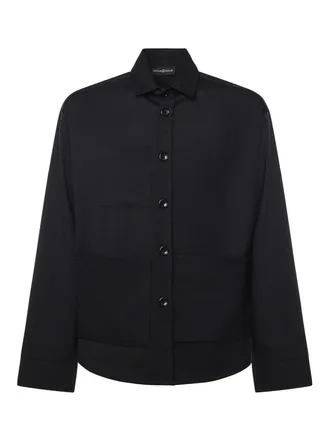 Giuliano Galiano Tobhias Wool Shirt