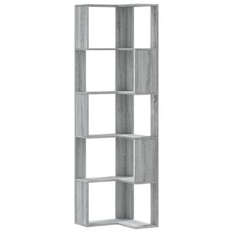 vidaXL Vidaxl - Estanter&iacute;a De Esquina 5 Niveles Madera Gris Sonoma 50x50x179 Cm
