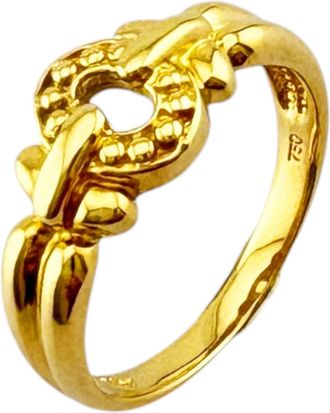 Dior Gold Yellow Gold (18K) Band Ring (Pre-Owned)