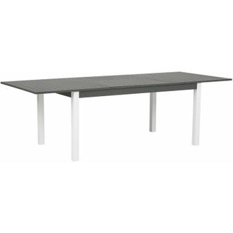 Beliani Beliani - Tavolo da Giardino Alluminio Grigio Piano Allungabile 168/248 x 100 cm Pancole
