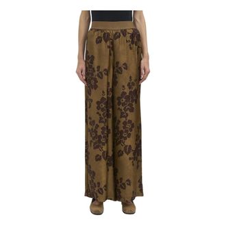 Uma Wang Pansy Pantaloni - - Trousers - Donna - Marrone - S