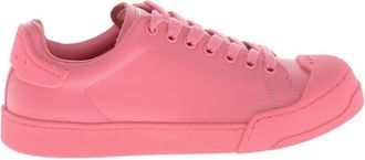 Marni Pink Low Leather Sneakers