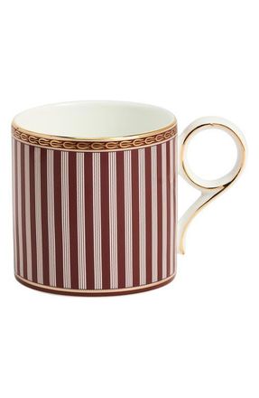 Wedgwood Red Splendor 22K Gold Accent Bone China Mug in Multi at Nordstrom