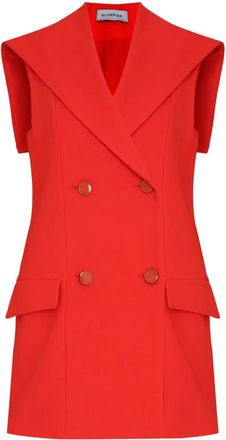 OLYMPIAH Blazer doppiopetto smanicato - Rosso