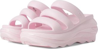 Crocs Mega Crush 209842-6ZW Sandals Pink Round Toe Slip-On HAWK161