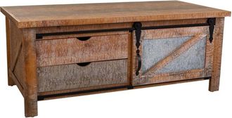 Wanderlust Deco Wanderlust Deco - Mesa De Centro Marr&oacute;n 120x60x48
