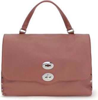 Zanellato Postina Handtas - Dames - Handtassen - Rood - ONE Size - Leer - Tassen