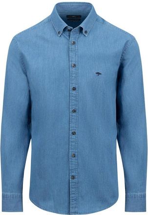 Fynch-Hatton 14097030 Long Sleeve Shirt XL Blue