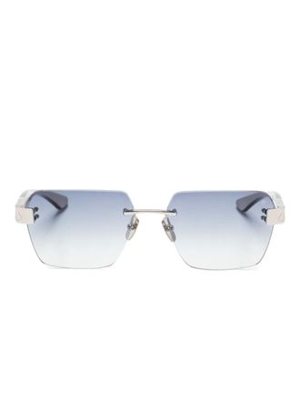 Maybach Eyewear The Magic rimless geometric sunglasses - unisex - Acetate/Metal - One Size - Silver