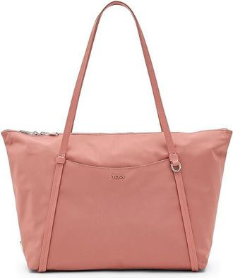 Tumi Q Tote Tote Handbags Pink Clay, Leather
