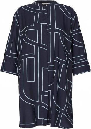 Masai Womens Geam Blouse In Navy Blazer