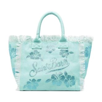 MC2 Saint Barth Tote Bags, female, Green, Size: ONE SIZE Vanity Shoulder Bag
