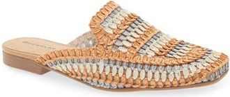 Chocolat Blu Charlie Woven Mule in Orange Combo at Nordstrom, Size 9-9.5Us