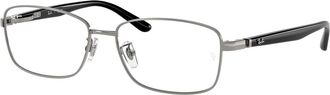 Ray-Ban Demo Rectangular Unisex Eyeglasses RX6527D 2502 56