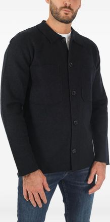 Nn.07 button-fastening shirt jacket - Blue
