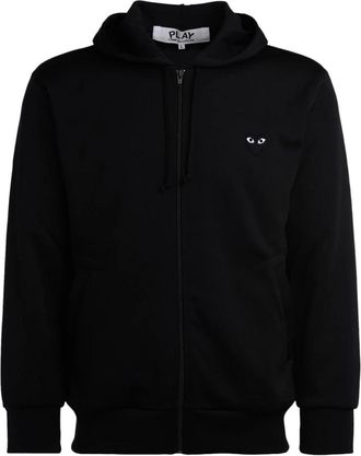 Comme Des Gar&ccedil;ons Hooded Sweatshirt - Heren - Vesten met rits - Zwart - XL - Polyester - Hoodies & sweatvesten