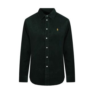 Ralph Lauren Sportshirt - Dames - Overhemden - Groen - M - Overhemden